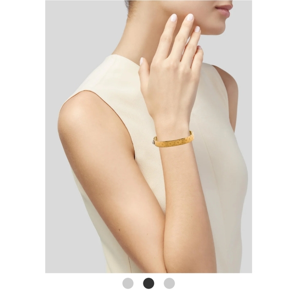 Loui Vuitton Nanogram Cuff Authentic ITALY M00251 LE1118 - Picture 3 of 7